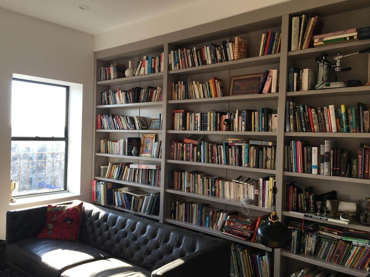 2x10 bookcase with trim and soffit